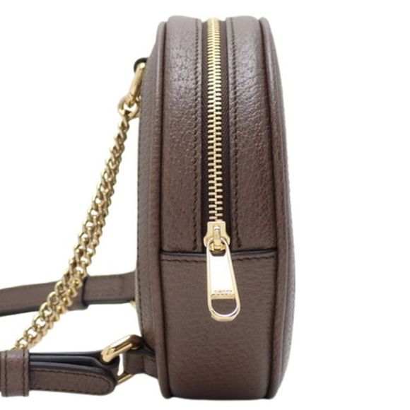 Gucci Ophidia Supreme Rucksack Leather Ebony Beige Gold GG Mini Bag Shoulder Bag - Picture 3 of 6